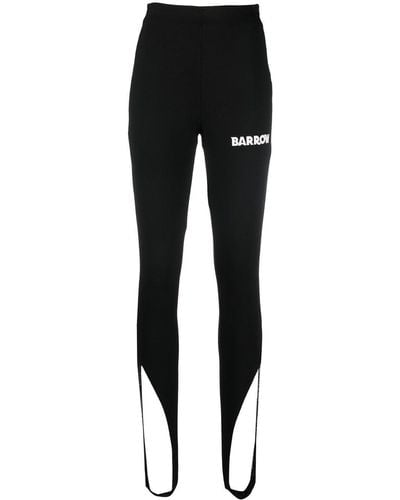 Barrow Cut-out Ankle-strap leggings - Black