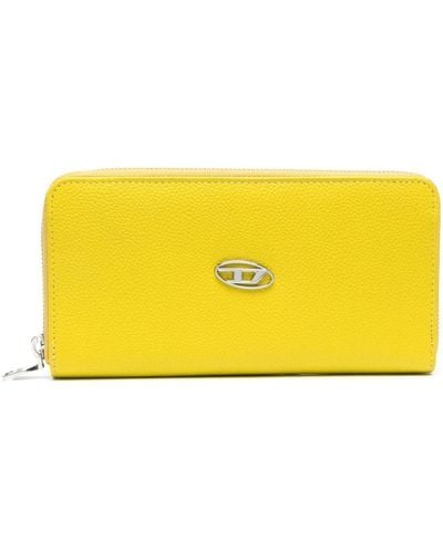 DIESEL Wallet With Logo - Yellow