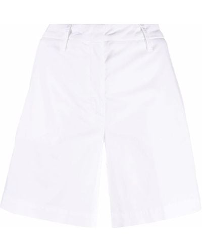 Jacob Cohen Tailored Straight Shorts - White