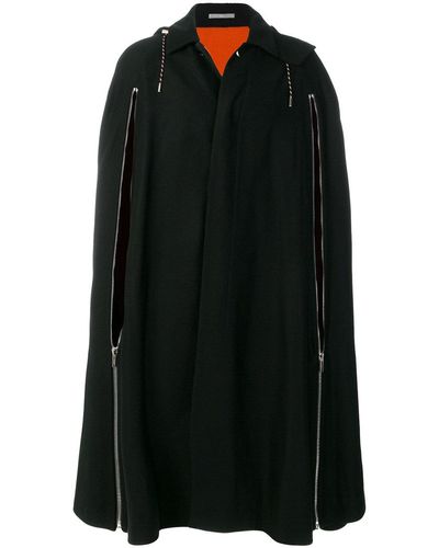 Dior Oversized Cape Coat - Black