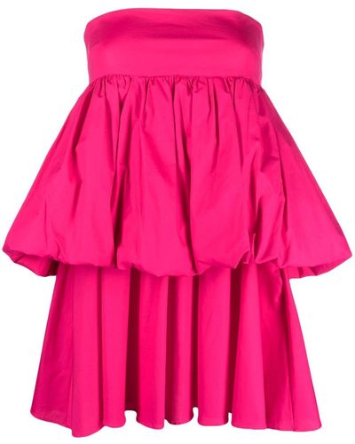 Kika Vargas Gelaagde Mini-jurk - Roze