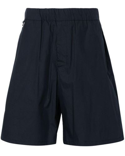 Low Brand Combo Mid-rise Bermuda Shorts - Blue