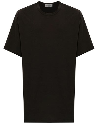 Yohji Yamamoto T-Shirt aus Jersey - Schwarz