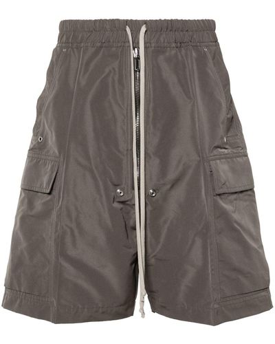 Rick Owens Cargobela Cargo-Shorts mit weitem Bein - Grau