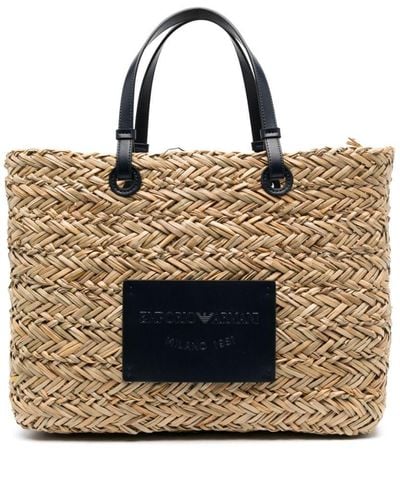 Emporio Armani Beach bag tote and straw bags for Women | Online Sale up to  25% off | Lyst Australia