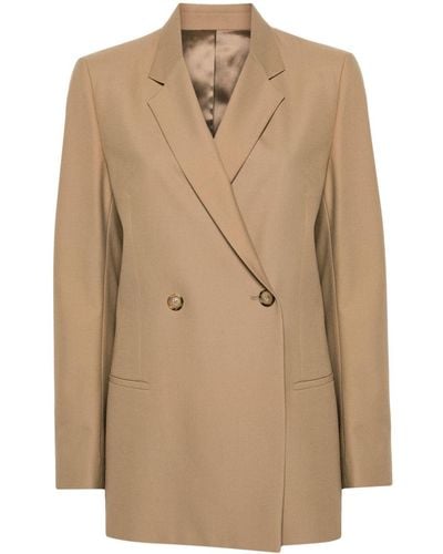 Totême Double-breasted Blazer - Natural