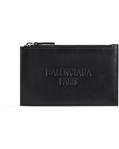 Balenciaga Duty Free Leather Cardholder - Black