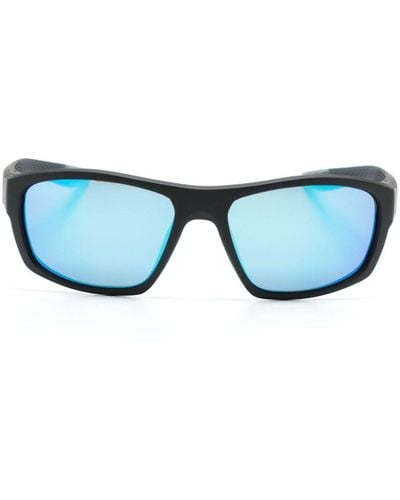 Nike Brazen Boost M Rectangle-frame Sunglasses - Blue