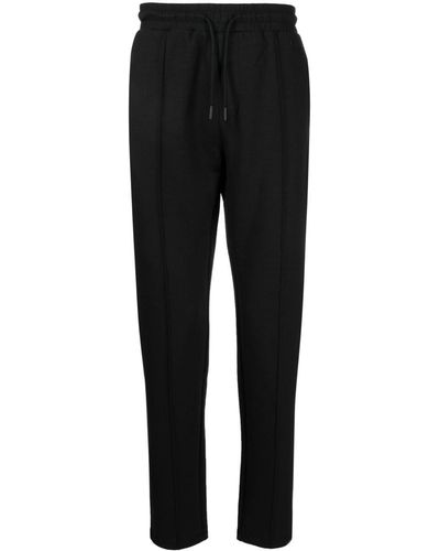 Karl Lagerfeld Tapered cotton track pants - Negro