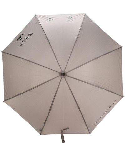 Off-White c/o Virgil Abloh Logo-print Umbrella - Grey