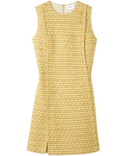 St. John Iconic Tweed-Kleid - Gelb