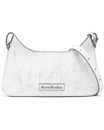 Acne Studios Mini Platt Shoulder Bag - White