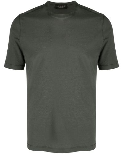 Dell'Oglio Round Neck Short-sleeved T-shirt - Green