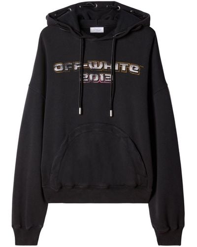 Off-White c/o Virgil Abloh Sudadera Digit Bacchus con capucha - Negro