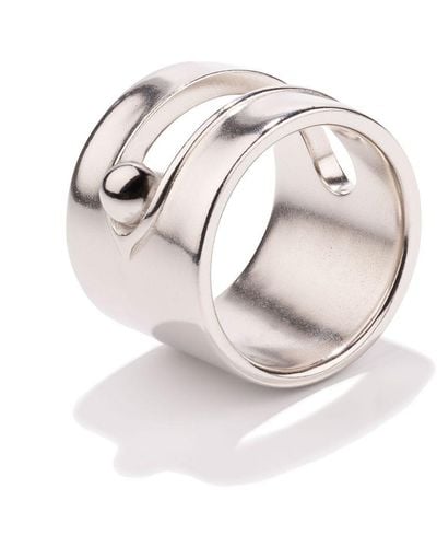 Goossens Large Boucle Ring - Metallic