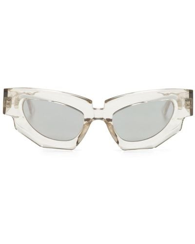 Kuboraum F5 Cat-Eye-Sonnenbrille - Grau