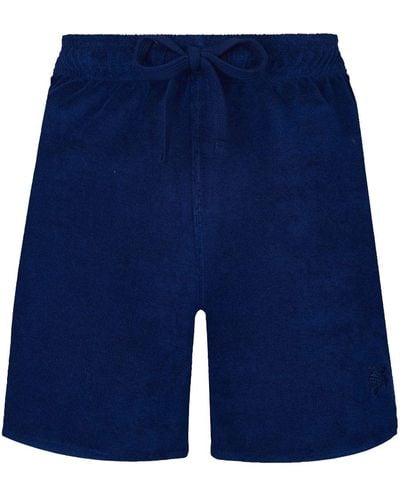Vilebrequin Terrycloth Drawstring Shorts - Blue
