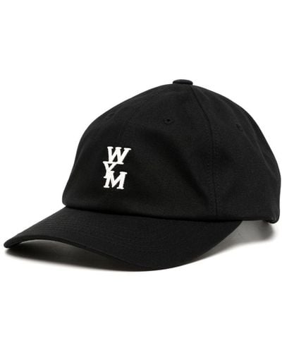 WOOYOUNGMI Logo-embroidered Cotton Cap - Black
