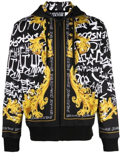 Versace Jeans Couture バロッコ パーカー - ブラック