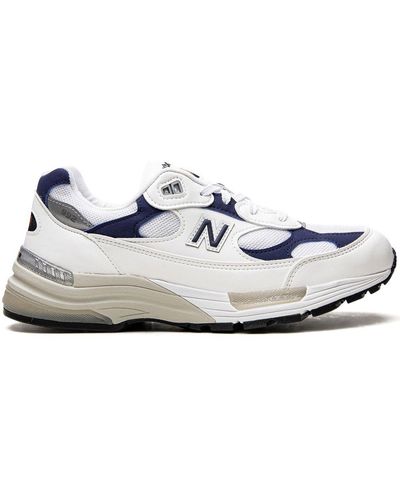 New Balance 992 "white/navy" Sneakers