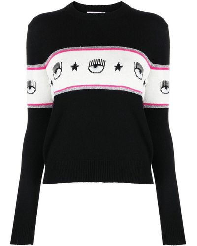 Chiara Ferragni Knitwear & Sweatshirt - Black