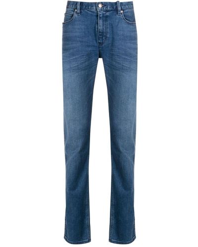 HUGO Jeans slim con effetto schiarito - Blu