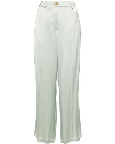 Alysi Hose mit Streifen - Weiß