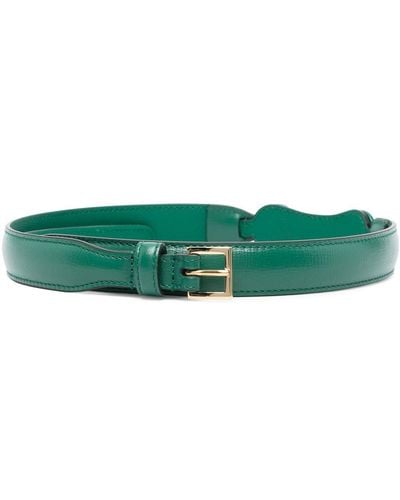 Gucci Thin Leather Belt - Green
