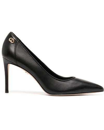 Dee Ocleppo Santorini 85mm Leather Court Shoes - Black