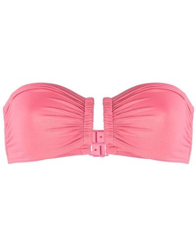 Eres Show Bandeau Bikini Top - Pink