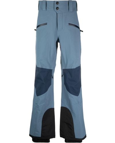 Rossignol Evader Colour-block Wide-leg Trousers - Blue