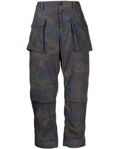 The Power for the People Cargo-pocket Detail Pants - Multicolor