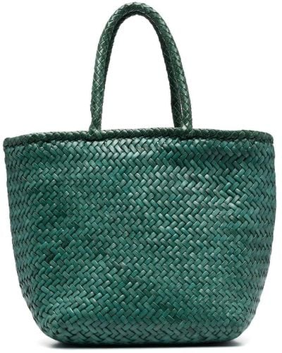 Dragon Diffusion Grace Basket Small Tote Bag - Green