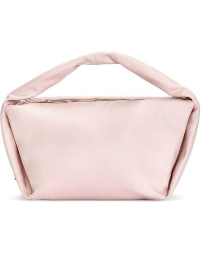 Dolce & Gabbana Medium Soft Logo-tag Shoulder Bag - Pink