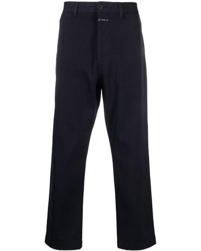 Closed Tacoma Organic Cotton Tapered Trousers - Blue