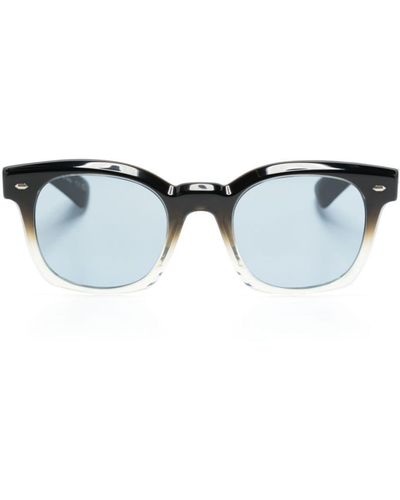 Oliver Peoples Ovale Sonnenbrille - Blau