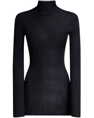 Marni Shaped Turtleneck Sweater - Black
