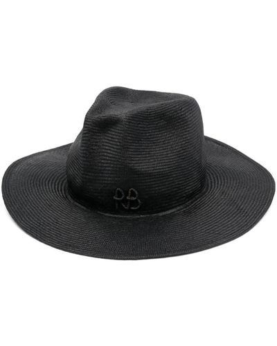 Ruslan Baginskiy Chain-strap Fedora Hat - Black