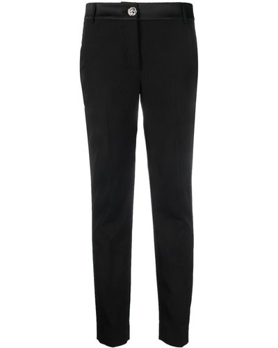 Philipp Plein Cady High-waist Trousers - Black