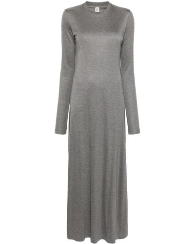 Totême Jersey Lyocell Maxi Dress - Gray