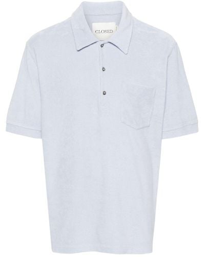 Closed Terry-cloth Polo Shirt - Blue