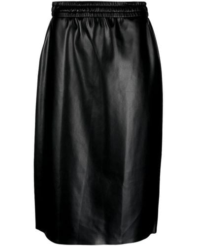 Wolford Elasticated-waist Pencil Miniskirt - Black
