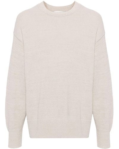 Studio Nicholson Corde Crew-neck Sweater - White