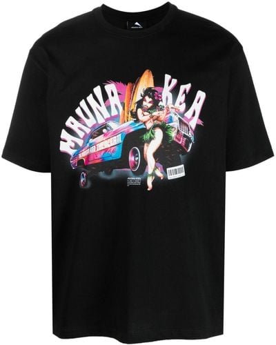 Mauna Kea ロゴ Tシャツ - ブラック