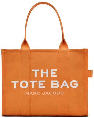 Marc Jacobs ザ ラージ キャンバス トートバッグ - オレンジ