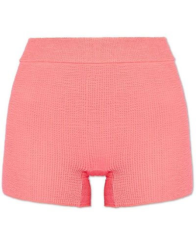 Bondeye Azalea Seersucker Compression Shorts - Pink