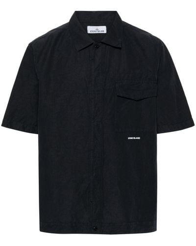 Stone Island Camisa de manga corta - Negro