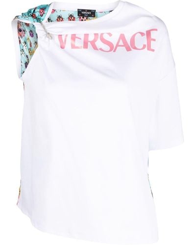 Versace Butterflies Logo T-shirt - White