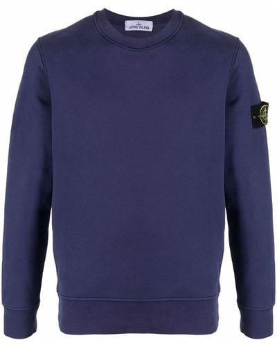 Stone Island Crewneck Sweatshirt Clothing in Gray for Men | Lyst