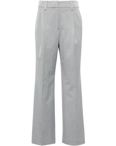 Reformation Alex Tailored Trousers - Grey